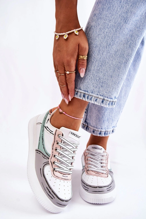 Damskie Niskie Buty Sportowe Multikolor Solveig