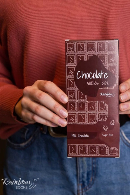 Skarpetki Rainbow Socks Mleczna Czekolada 1 Para