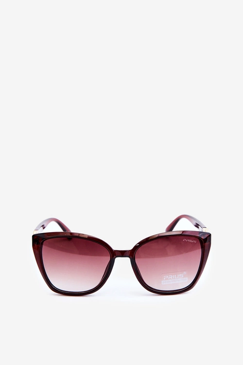 Okulary Przeciwsłoneczne Damskie UV400 Ciemnobrązowe