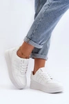 Buty Sportowe Sneakersy Damskie Białe Frutesa