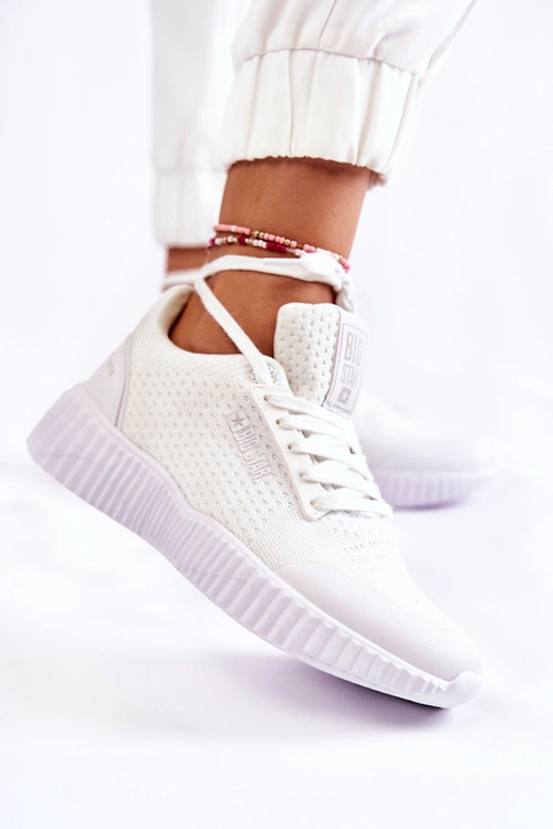 Damskie Sneakersy Big Star KK274062 Białe