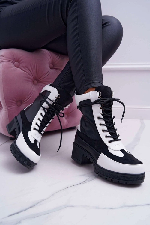 Botki Damskie Wysokie Sznurowane Ridley