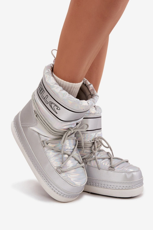 Śniegowce Damskie Z Wiązaniem O'NEILL LISA WOMEN HIGH 90253012.99S Srebrne