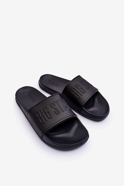 Damskie Piankowe Klapki Big Star MM274715 Czarne