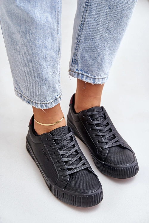 Ocieplane Trampki Damskie Big Star OO274A462 Czarne