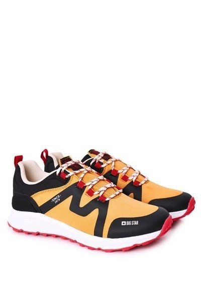 Męskie Sportowe Buty Memory Foam Big Star HH174087 Camel
