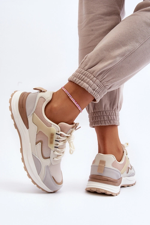 Sneakersy Damskie Big Star NN274A098 Beżowe