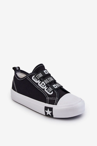 Dziecięce Trampki Wsuwane Big Star LL374006 Czarne