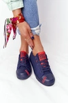 Damskie Trampki BIG STAR HH274676 Granatowe