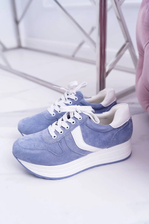 Sportowe Damskie Niebieskie Buty SportFreak