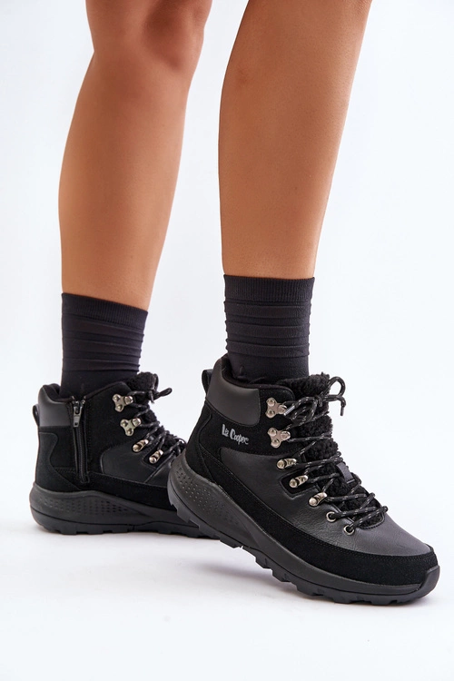 Damskie Lekkie Trapery Na Zamek Lee Cooper LCJ-24-03-3073 Czarne