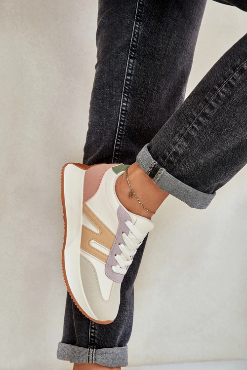 Buty Sportowe Damskie Na Platformie Multikolor Emidi
