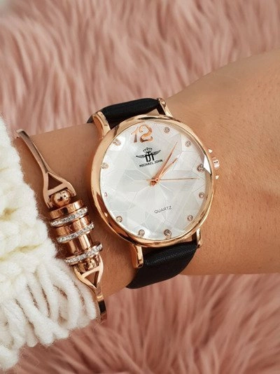 Damski Czarny Zegarek Michael John Morento