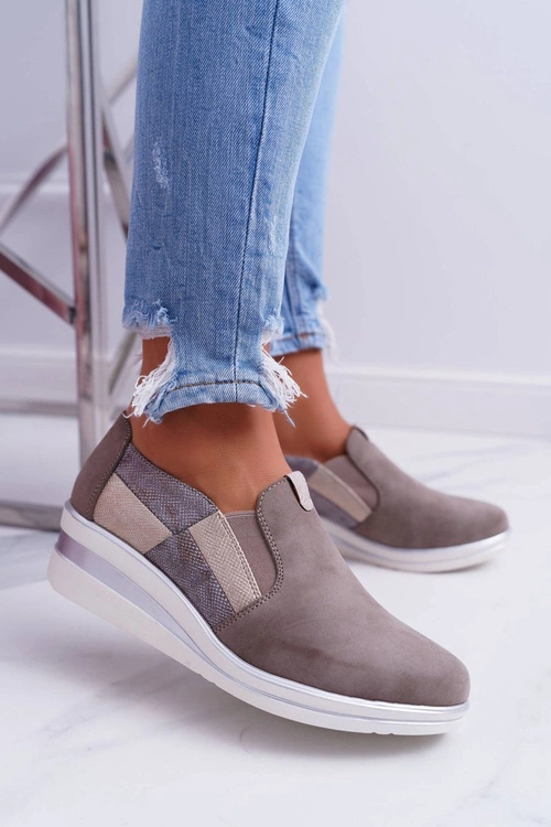 Damskie Półbuty Wsuwane Sergio Leone PB231 Coffe Sparten