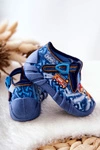 Buty Papcie Befado Piesek I Straż 110P354 Niebieskie