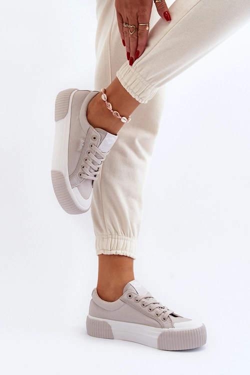 Trampki Damskie Na Grubej Podeszwie Lee Cooper LCW-24-31-2178 Szare