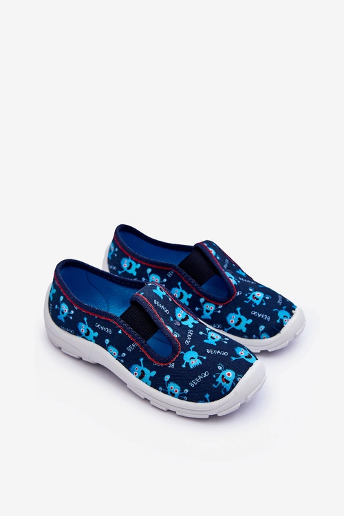Buty Papcie Befado Wsuwane 975X177 Niebieskie