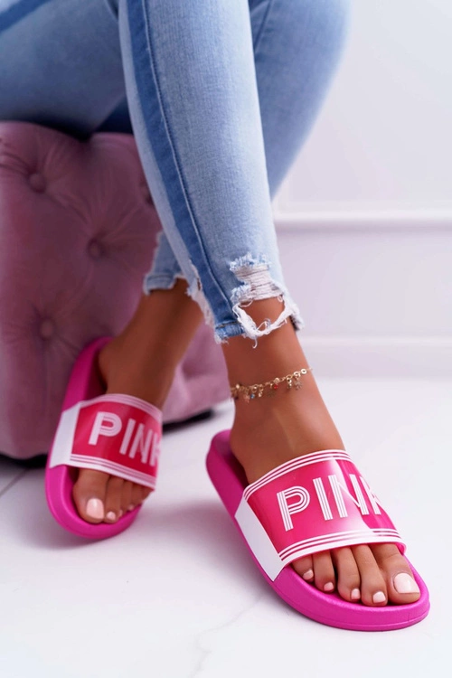 Klapki Damskie Różowe Vrita