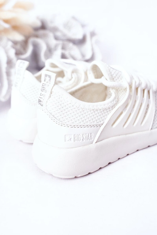 Dziecięce Sportowe Buty Sneakersy Big Star HH374215 Białe