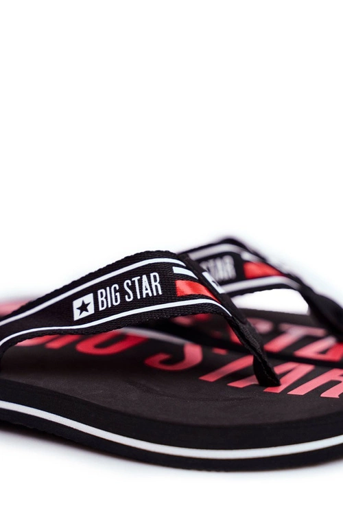 Klapki Męskie Japonki Big Star Czarne FF274A450