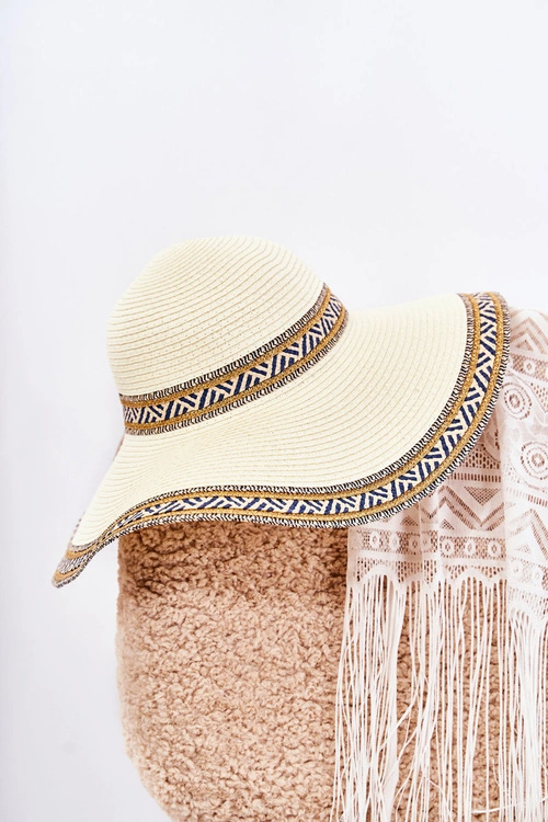 Damski Kapelusz Na Lato Beżowy Sabrina