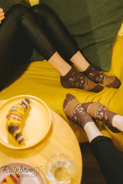 Skarpetki Rainbow Socks Kawowe Espresso 1 Para
