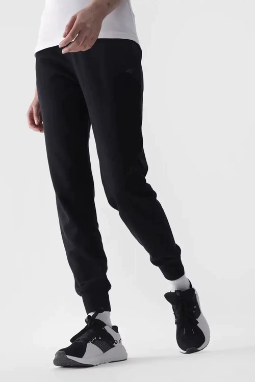 Damskie Spodnie Dresowe Joggery 4F 4FWMM00TTROF0945-20S Czarne