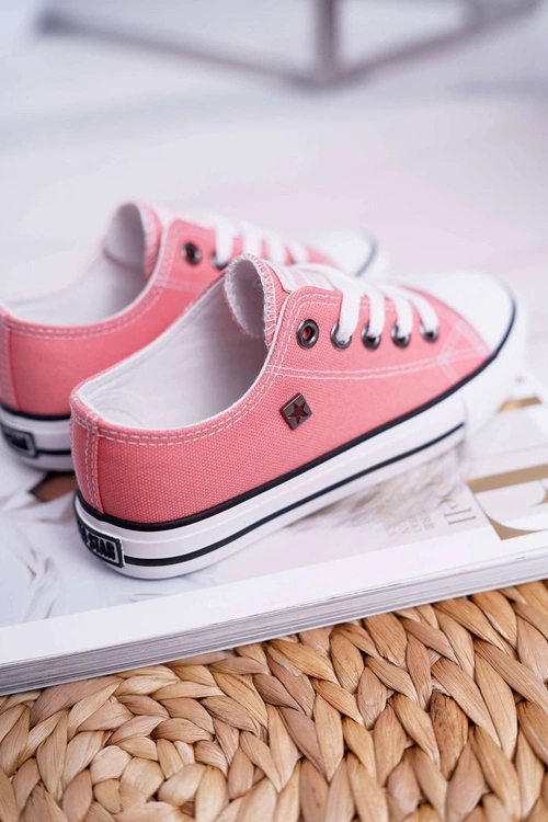 Dziecięce Trampki Big Star Klasyczne Łososiowe W374005