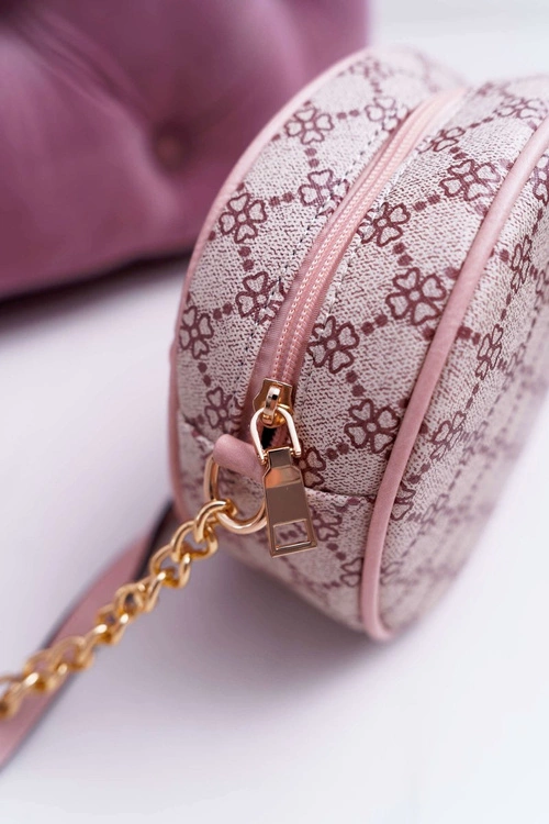 Torebka Kuferek Okrągły Różowa