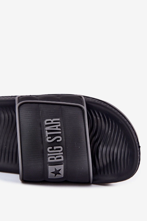 Męskie Klapki Big Star RR174A043 Czarne