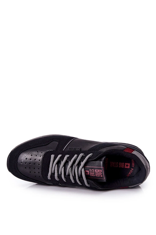 Sportowe Męskie Buty Memory Foam Big Star II174084 Czarne