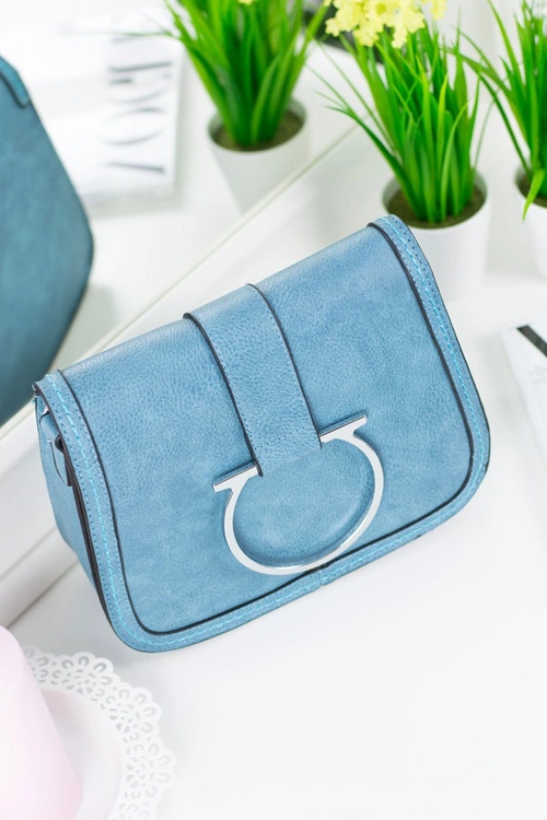 Damska Niebieska Elegancka Listonoszka