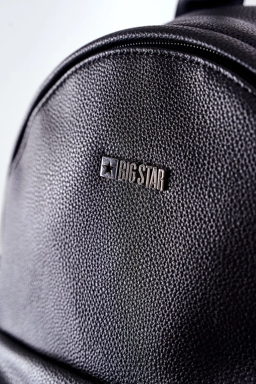 Skórzany Plecak Big Star II574080 Czarny