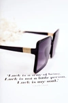 Damskie Okulary Kwadratowe V130032 Czarne