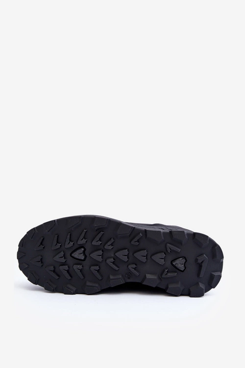 Męskie Ocieplane Buty Trekkingowe Czarne Daviana