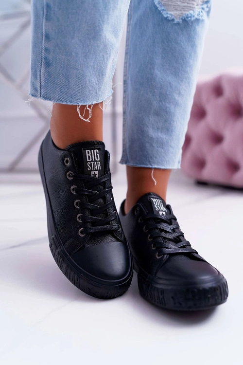Damskie Trampki Big Star Czarne EE274247