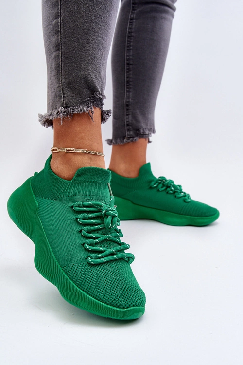 Wsuwane Buty Sportowe Damskie Zielone Juhitha