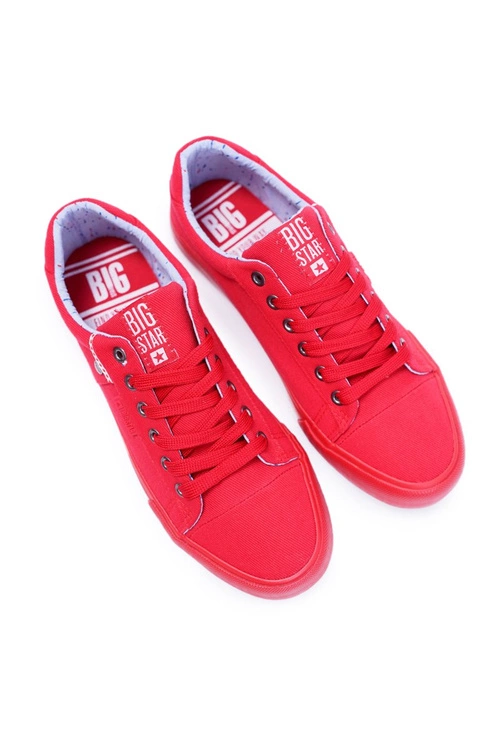 Trampki Męskie Niskie Big Star Czerwone AA174093