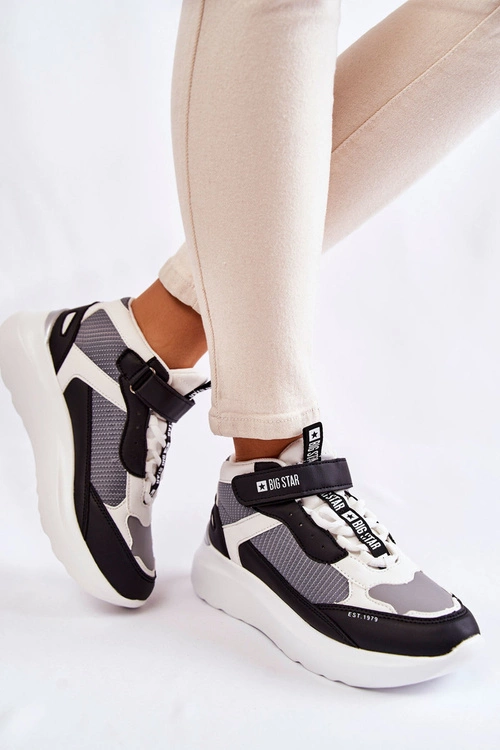 Damskie Buty Sportowe Memory Foam System Big Star KK274405 Białe