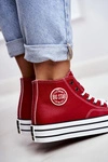 Trampki Damskie Big Star Czerwone GG274014