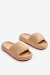 Lekkie Piankowe Damskie Klapki Na Platformie Khaki Milton