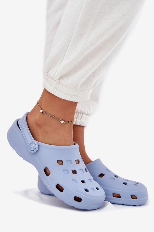 Klapki Damskie Piankowe LEMIGO 806 Niebieskie