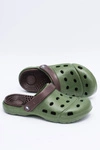 Męskie Klapki Ogrodowe Kroksy EVA Zielone