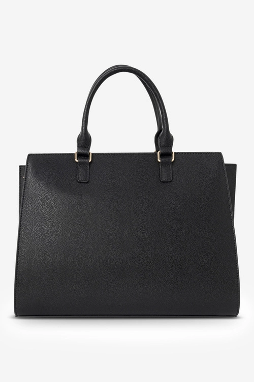 Duża Klasyczna Torebka Nobo R1710-C015 Beżowo-Czarna