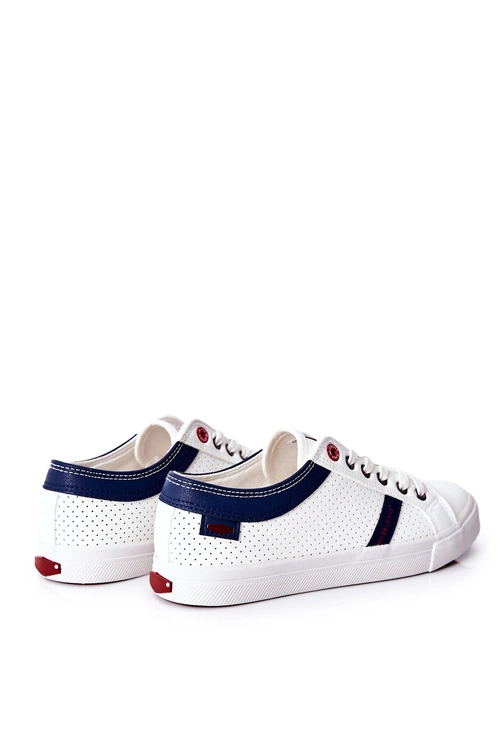 Męskie Trampki Cross Jeans II1R4005C Białe