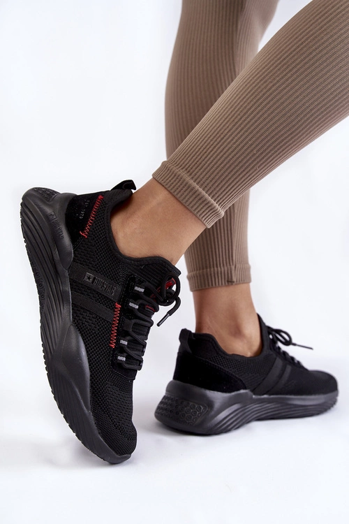Damskie Sneakersy Memory Foam System Big Star KK274345 Czarne
