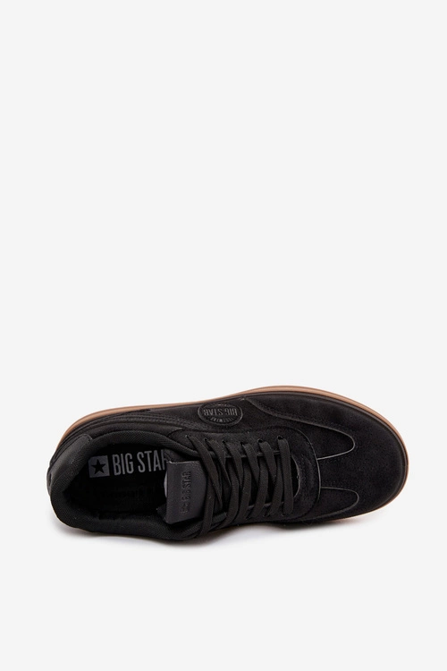 Sneakersy Męskie Niskie Big Star SS174019 HI-POLY SYSTEM Czarne