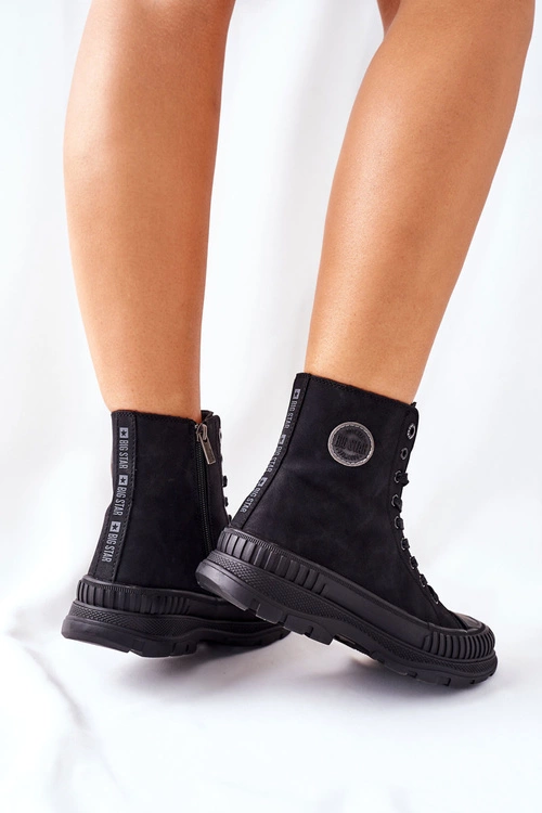 Damskie Trapery Big Star II274351 Czarne