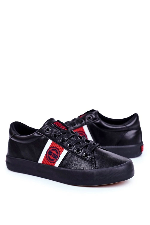 Trampki Męskie Big Star Czarne GG174111