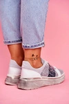 Obuwie Sportowe Sneakersy Damskie Skórzane Maciejka 04448-03
